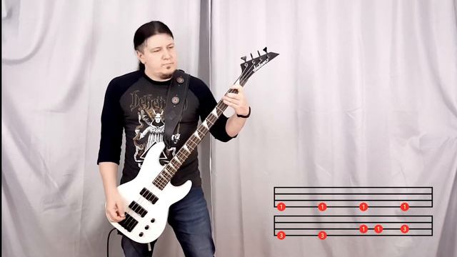 Eye Of The Tiger by Survivor | Bass Cover with Tab смотреть онлайн