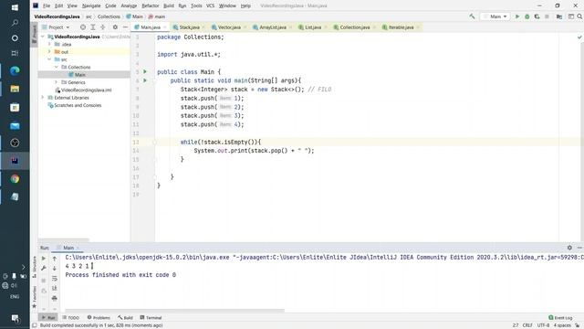 Java урок - 18.2.6 Коллекции. Stack смотреть онлайн