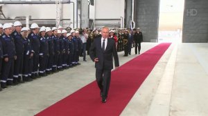 В Крыму Владимир Путин принял участие в церемонии закладки новейших боевых кораблей