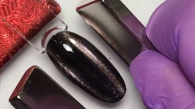 Gellaktik LELLIS TOPAZ магнитный гель-лак кошачий глаз обзор