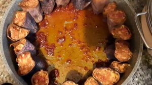 Фаршированные сушёные баклажаны по турецки Куру патлыжан долмасы