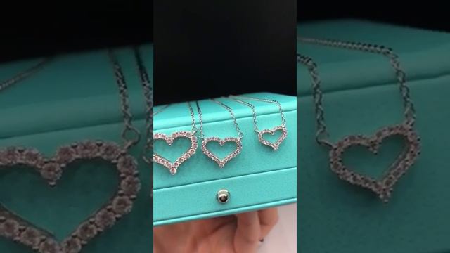 Кулон Tiffany Сердце Серебро