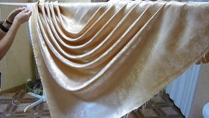 Как заложить, собрать равносторонний сваг без лекал и выкроек / How To Make A  Swag Without Pattern