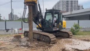 Устройство буронабивных свай БНС 700мм. +7(903)960-5017. Бурение ковшебуром 500мм.