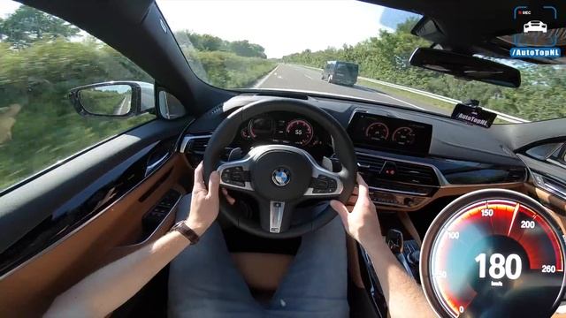 BMW 6 Series GT M Sport 2019 640d XDrive AUTOBAHN POV TOP SPEED By AutoTopNL
