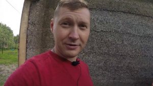 Сняли опалубку. Финальный ряд монолитного арболита. Строим баню дёшево, своими руками