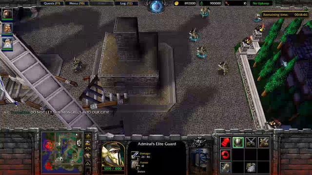 Warcraft 3: GOD EMPEROR GARITHOS CAMPAIGN:  The Defenes of Theramore