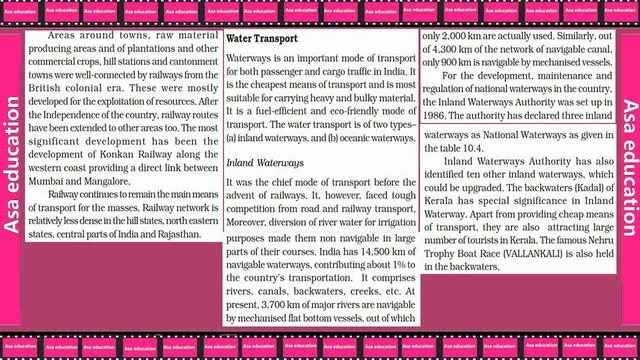 Ch 10.2 Transport and Communication (Geography, Grade 12, CBSE) Easy explanation in Hindi