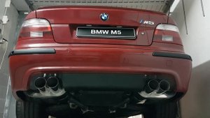 BMW M5 E39 - Cold Start Supersprint X Pipe and Eisenmann Race Exhaust Sound