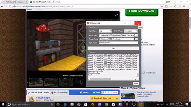 Minecraft Java textures to MCPE/Win10 смотреть онлайн