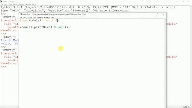 #18 Getting Start With Python | Modules and import Statement in Python | Modules | import