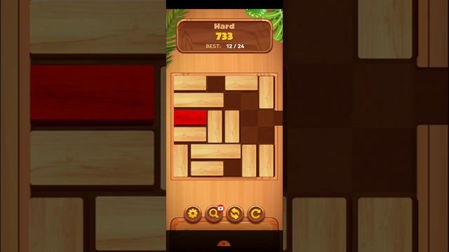 Unblock : Sliding Block Puzzle Hard Level 733 ⭐⭐⭐ By Rick Gaming