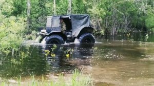 Вездеход ТДН с центральной подкачкой, колеса КрАЗ