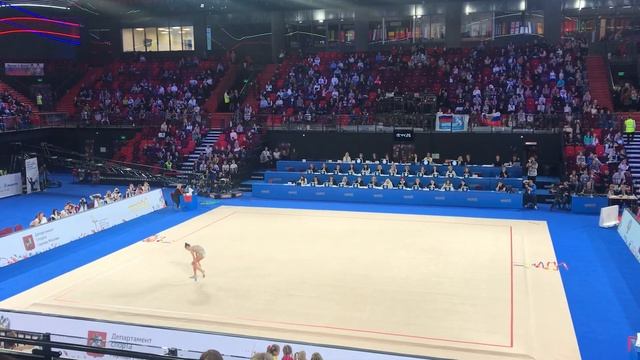 Мария Победушкина квалификация Гран При Москва 2020 булавы смотреть онлайн