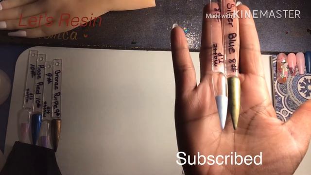 Gel Polish with  (METALLIC  POWDER) смотреть онлайн