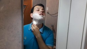 Бритье. Бюджетный набор: помазок кабаний, крем Weis N 17, Lord L122, лезвия Ладас, гель Як и Йети.
