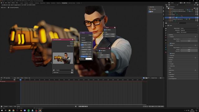 How to make CUSTOM 3D VALORANT THUMBNAILS EASY | Blender & Photoshop Tutorial