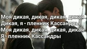моя дикая кассандра (текст караоке)