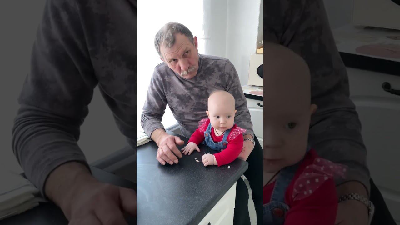 Дедушка лучший друг #мамавдекрете #принцессаксения #дедушка #внучка #декрет #буднимамы #беременность