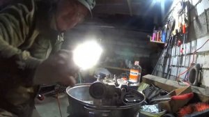 Поменял вентилятор на вытяжке в подвале, притер клапана