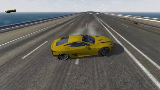 ARABAYA KARŞI ZİNCİRLİ ARABALAR -Beamng Drive смотреть онлайн