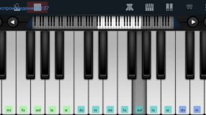 🐥🐥🐥Цып-цып мои цыплятки🐥🐥🐥 из,,Ну-погоди"🐥🐥🐥👍 mobile piano tutorial 🆗