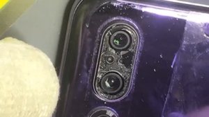 Huawei P20Pro - Замена стекла камеры (без разборки телефона)