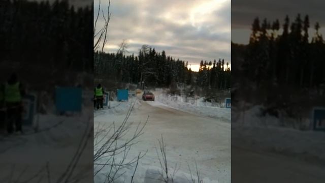 Rally Sweden 2010 - Daniel Sordo passes