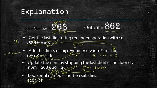 Python Programming Interview Question - Reverse a Number