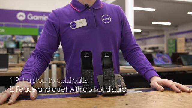 Panasonic KX-TG8182EB Cordless Phone with Answering Machine - Twin Handsets - Quick Look смотреть онлайн