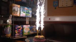 Фейерверк для торта СУПЕР PKL1200, свеча тортовая упаковка 4 шт