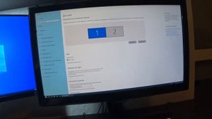 2 монитора на плате MSI B360M и видеокарте GTX 1660 Super. Переходник Dvi-Hdmi