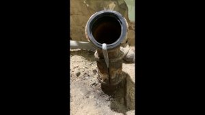 Новый раструб чугунной трубы 100