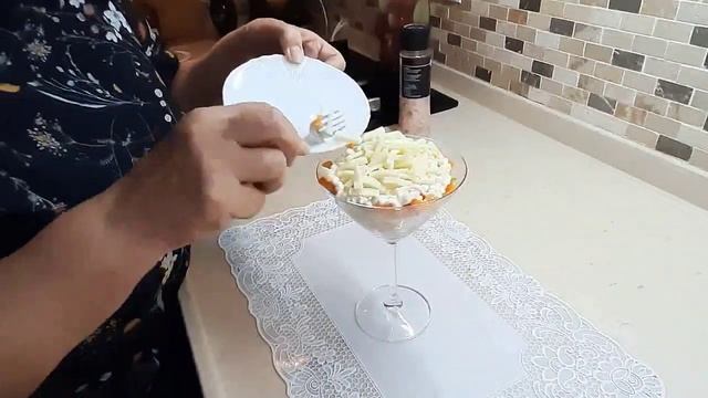 4 САЛАТА в бокалах / на ПРАЗДНИЧНЫЙ СТОЛ