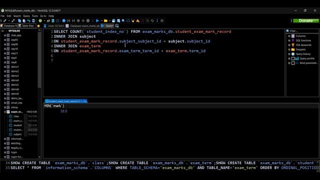 Advanced SQL Functions: Harnessing the Power of MIN and COUNT | SQL Tutorial | DBMS Question Set 20