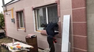 Гибкий камень. Монтаж термопанелей из гибкого камня. Просто и надолго.