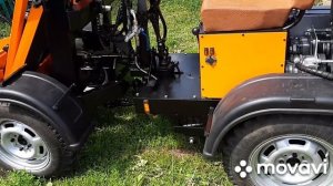 завершение постройки минипогрузчика на гидроходу.