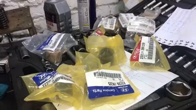 Ремонт двигателя hyundai elantra | Engine Repairing смотреть онлайн