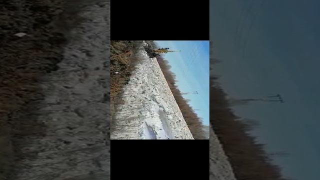 Ледяной затор на реке Балая, деревня Кабаково.