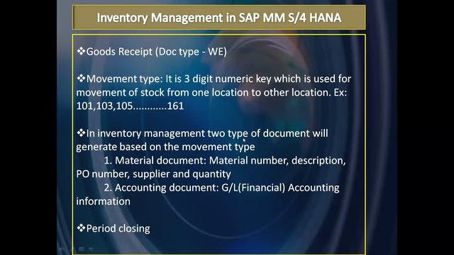 SAP MM Inventory Management overview in S/4 HANA - Part 2 смотреть онлайн