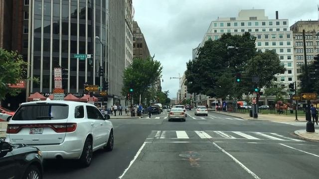 Driving Downtown - Washington DC Wealth 4K - USA
