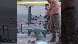 Показательное выступление армии в Северной Корее