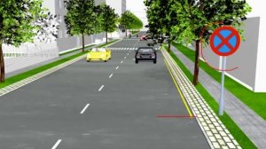 Дорожная разметка узкая сплошная линия жёлтого цвета и узкая прерывистая линия жёлтого цвета
