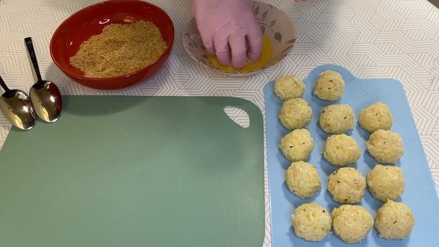 РИСОВЫЕ шарики с СЫРОМ! Вкусная закуска, популярная во всем мире!
