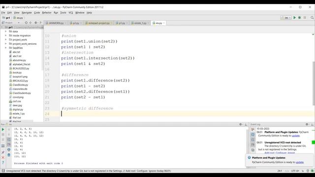 Python Tutorial - all about using Sets in Python #pythontutorial