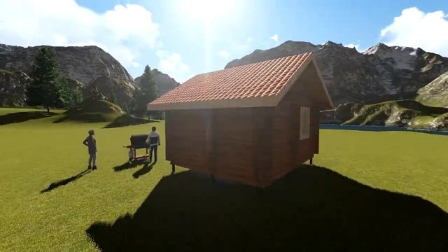 Проект бани 4х5 из двойного бруса смотреть онлайн