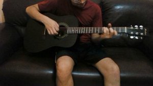 Hohner HW300G TBK Acoustic Guitar Test - Unplugged