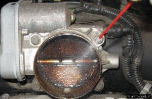 ЧИСТКА ДРОСЕЛЯ ЛАДА ГРАНТА (LADA GRANTA).