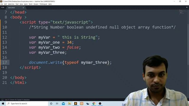 Data Types in JavaScript in Hindi | 06 |JavaScript tutorial for beginners