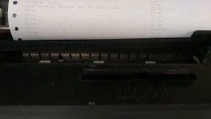 Epson lx-350 setup-font-test page-print head